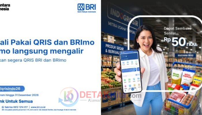 Daftar QRIS BRI — Member Merah Indogrosir Bisa Dapat Sembako Rp50 Ribu