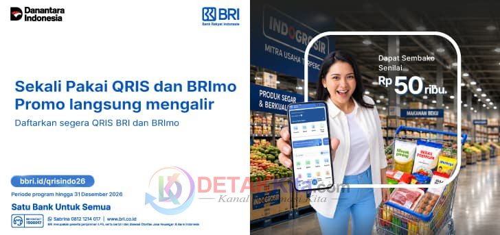 Daftar QRIS BRI — Member Merah Indogrosir Bisa Dapat Sembako Rp50 Ribu