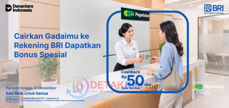 BRI Hadirkan AKSI EMAS — Nasabah Gadai Berpeluang Raih Saldo Emas Rp50 Ribu